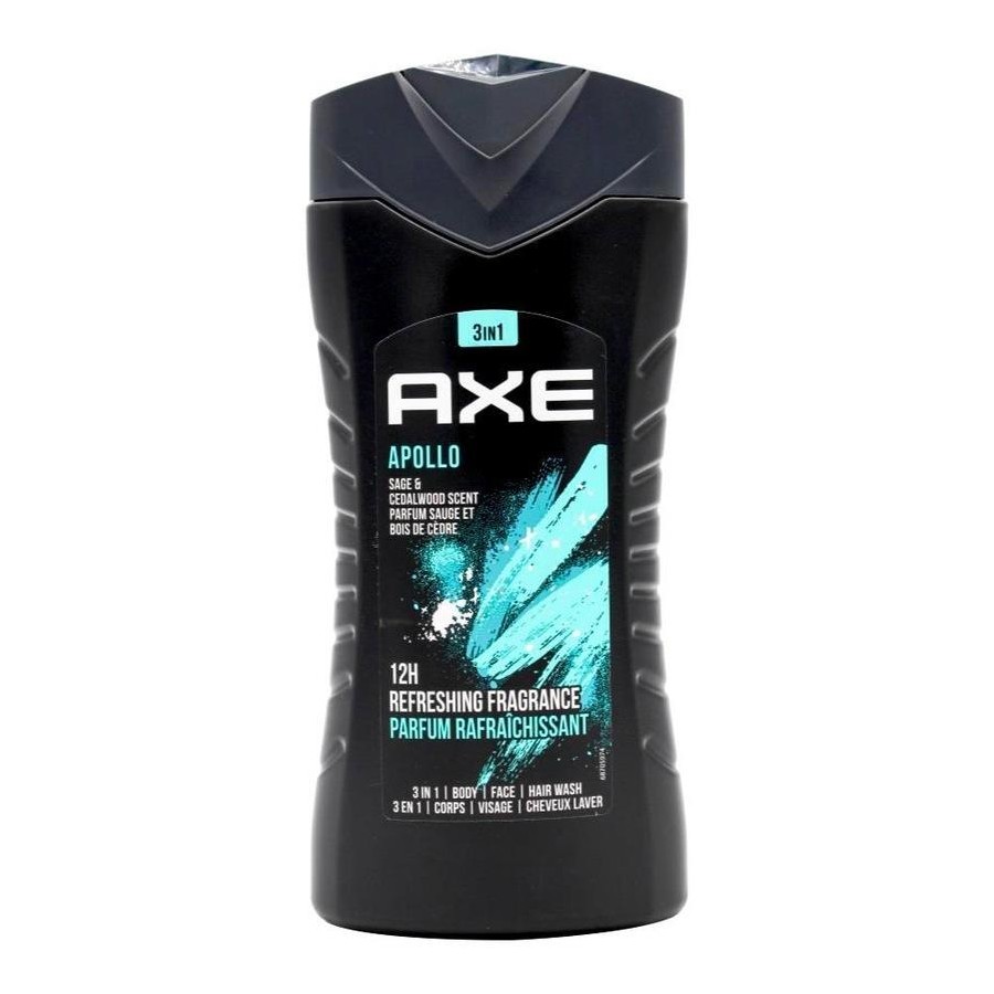 Axe Apollo 3 in 1 Body Fair Hair Wash 1