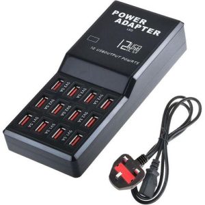 USB 12-port USB Charging Station Multiport USB devices.